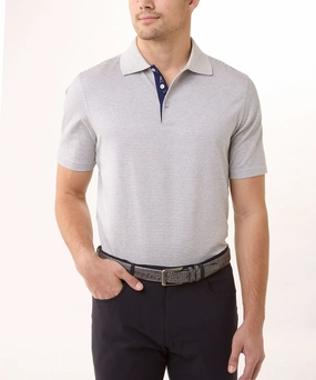 Fashionable Wear Signature 100% Mercerized Cotton Boomer Grid Polo Shirt