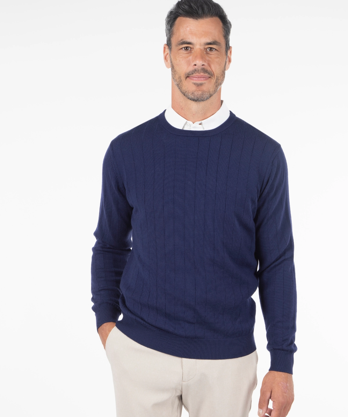 Signature Merino Crew Neck Pullover Chic Comforted