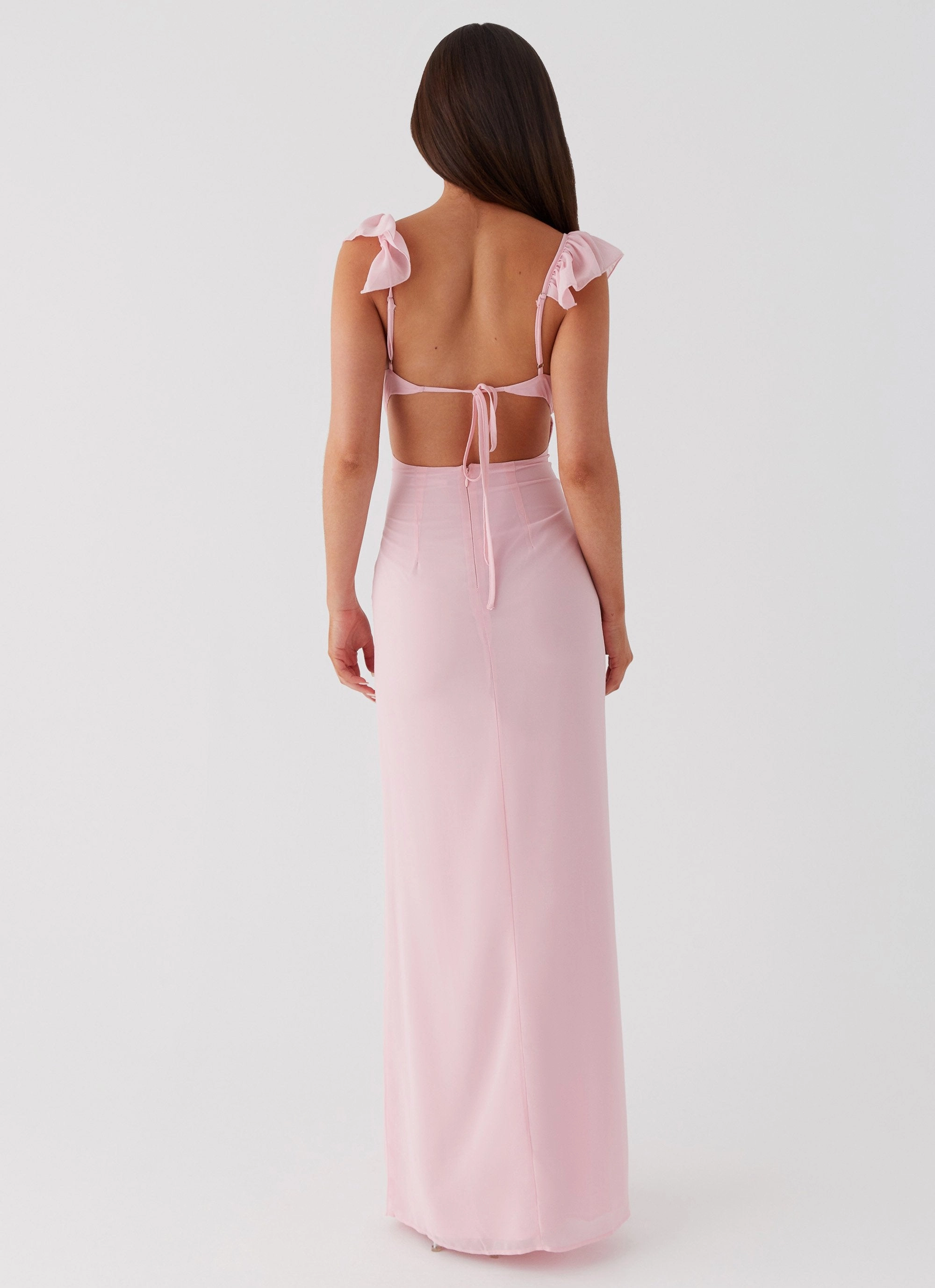 Silvie Maxi Dress - Pink Fresh Aesthetic