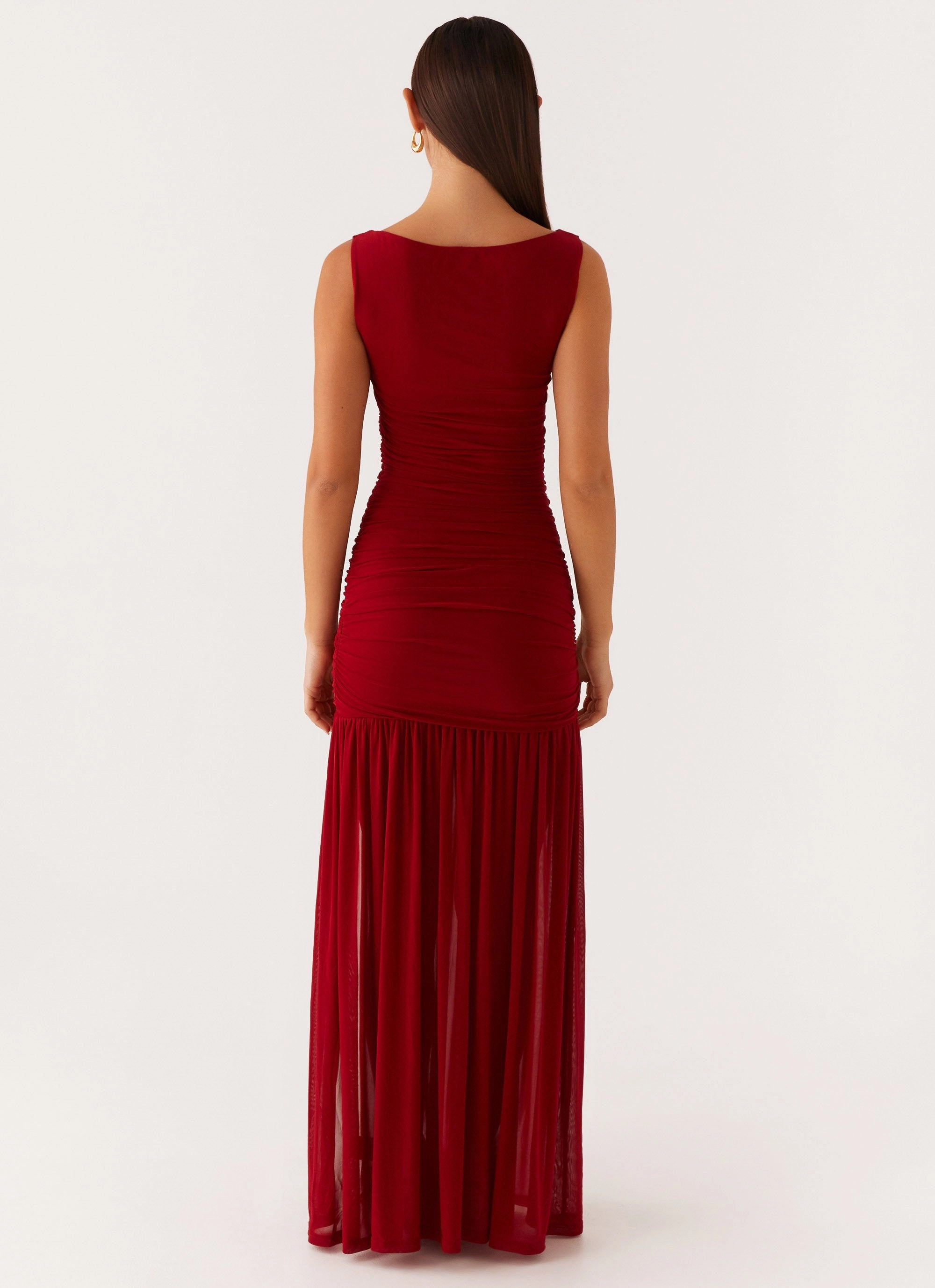 Bright Feel Manon Maxi Dress - Red
