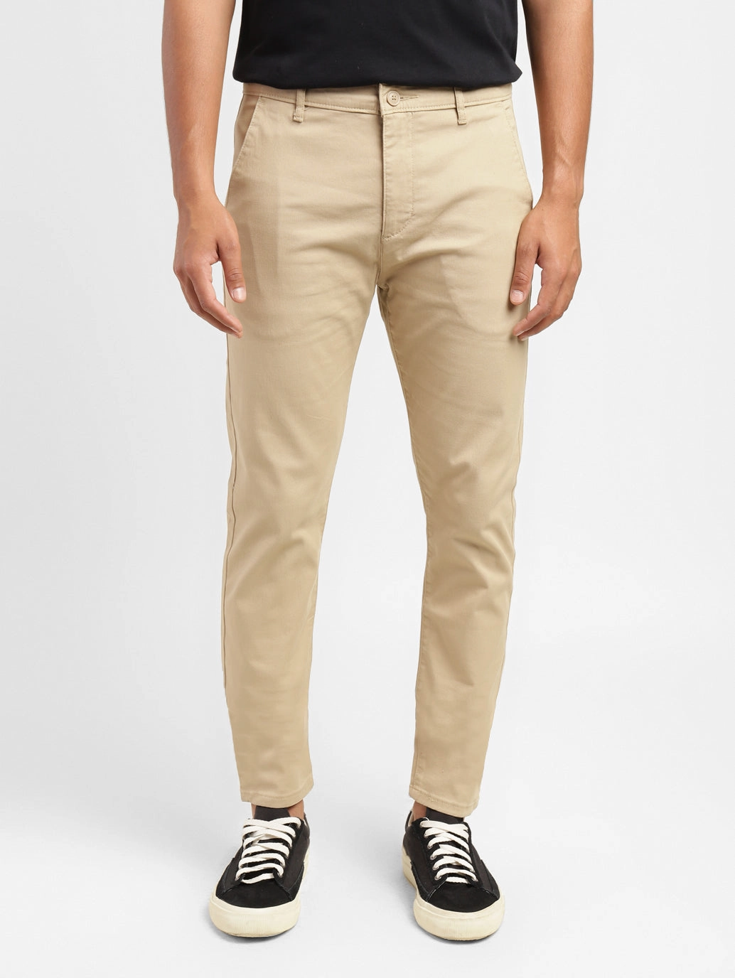 Quick Release Closure Men's 512 Beige Slim Tapered Fit Chinos