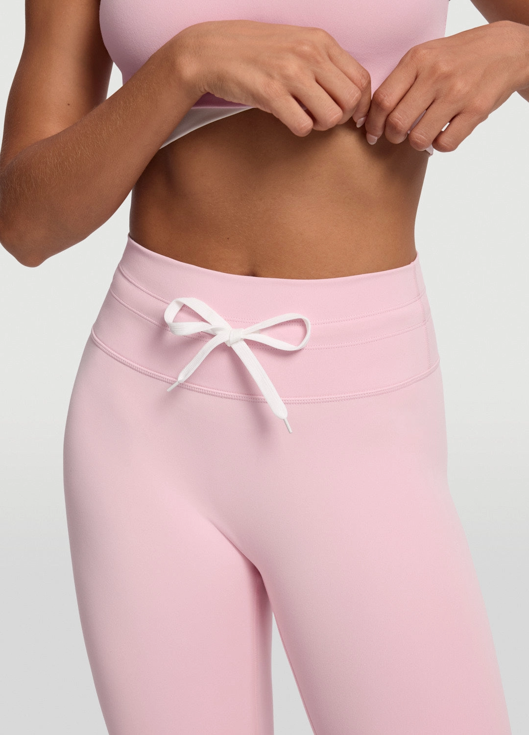 Sleek Drawstring Leggings Sculpted Shape Seamless Fit