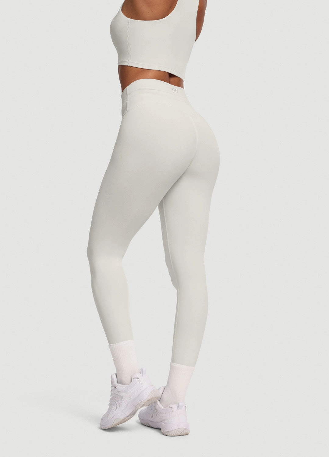 Sleek Drawstring Leggings Soft Design