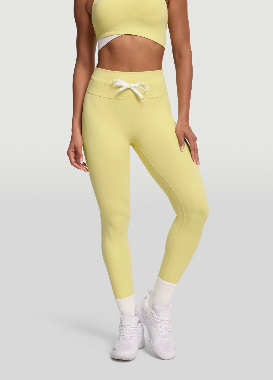 Soft Touch Travel Enthusiast high waisted Sleek Drawstring Leggings