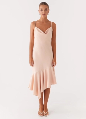 Mood Friendly Korby Midi Dress - Pink