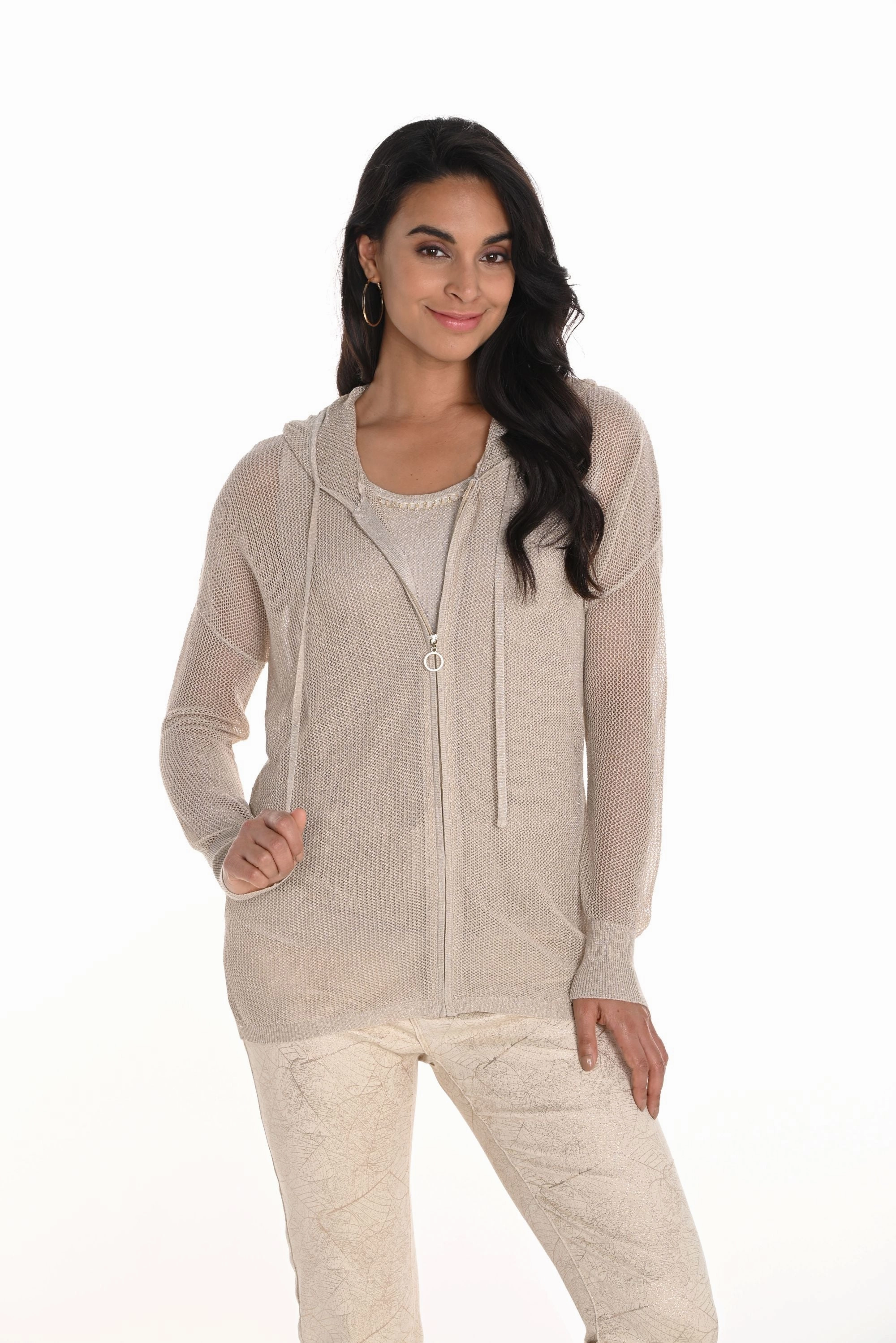 Windproof Inner Layer Frank Lyman - 256709U Knit Cardigan