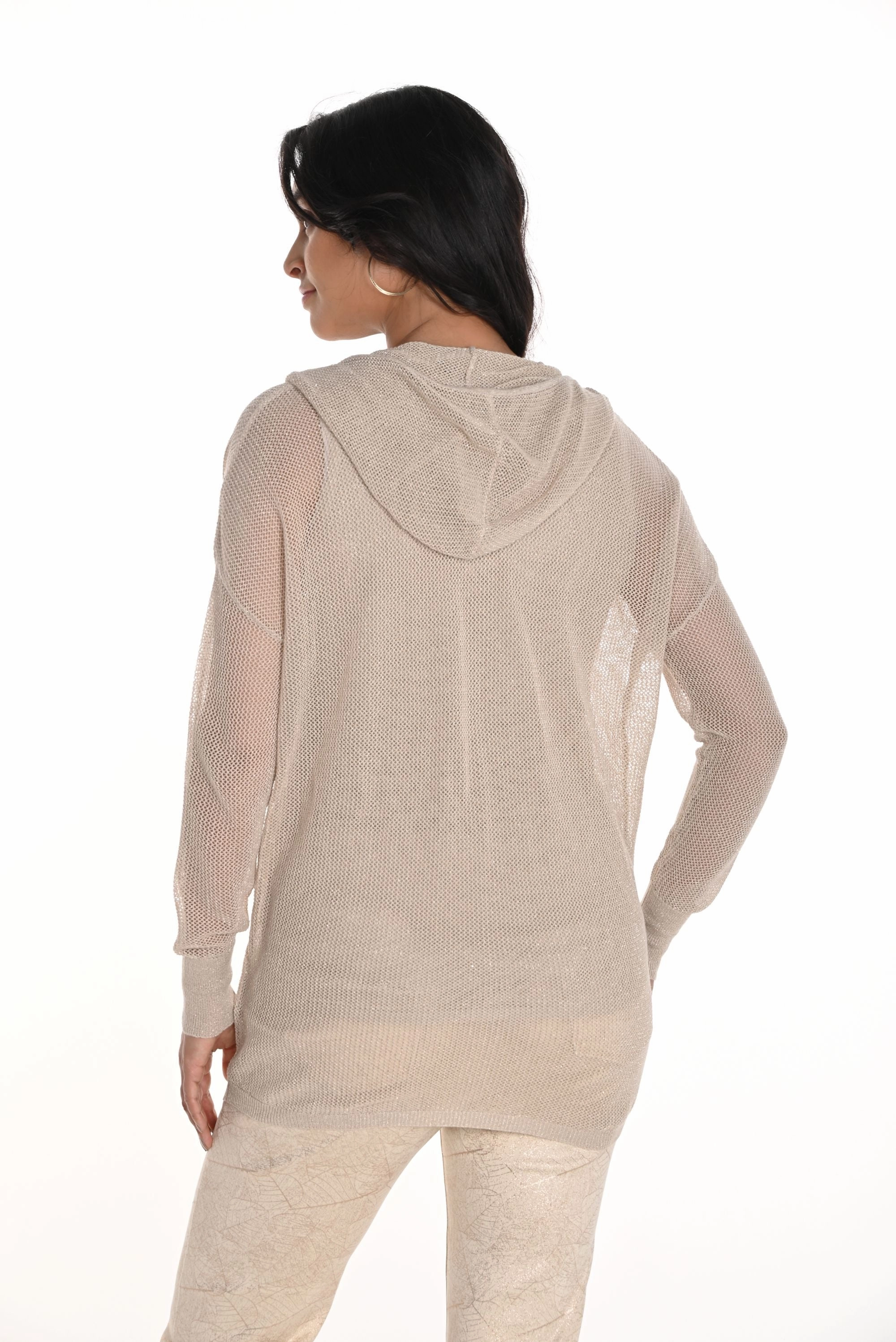 Frank Lyman - 256709U Knit Cardigan Bonded Collars