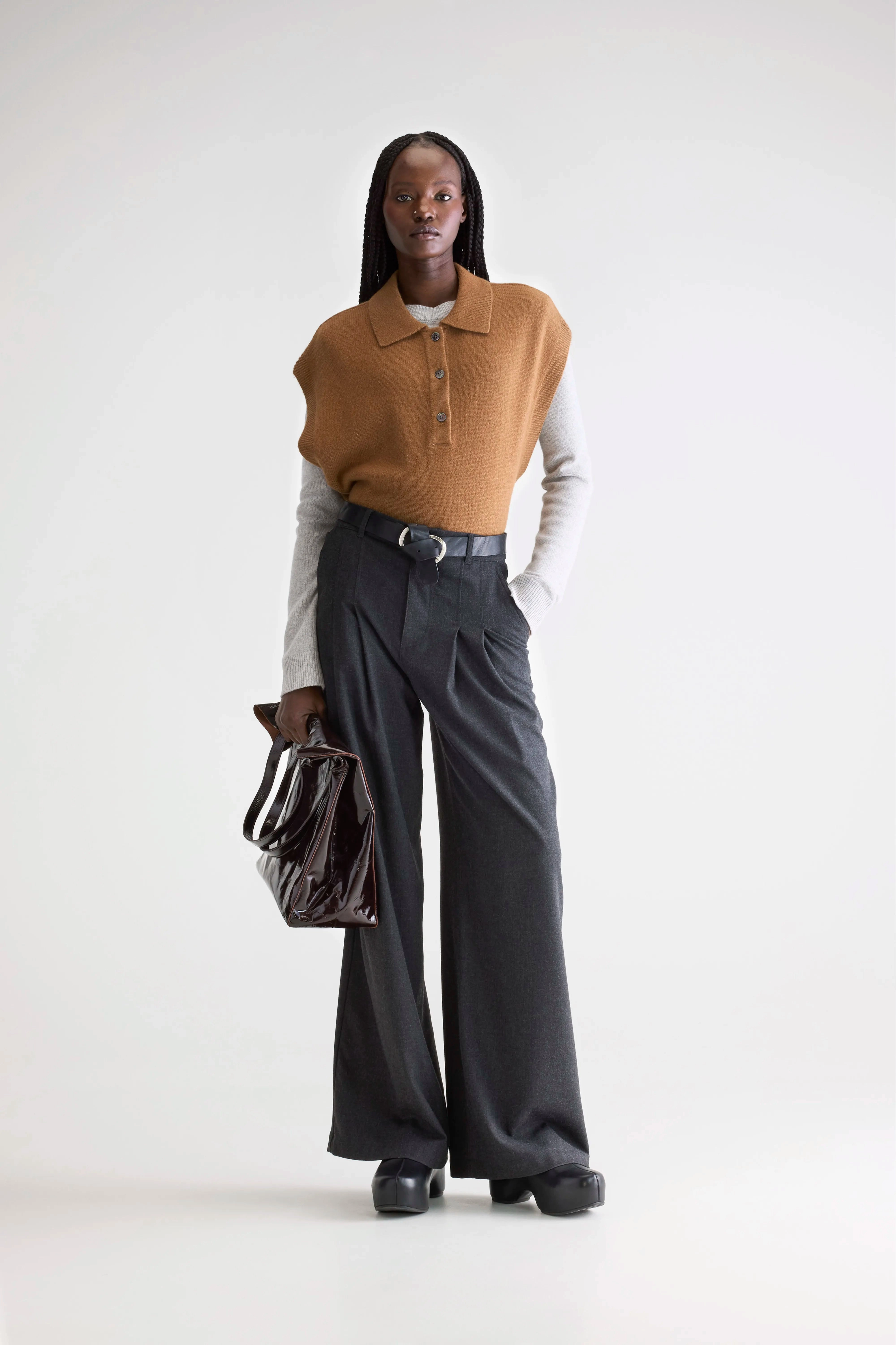 Sixtine tailored trousers (252 / W / ANTHRACITE) SeamlessPockets