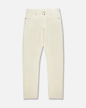 Easy Flex Design Slim-fit five-pocket trousers in cotton and cashmere
