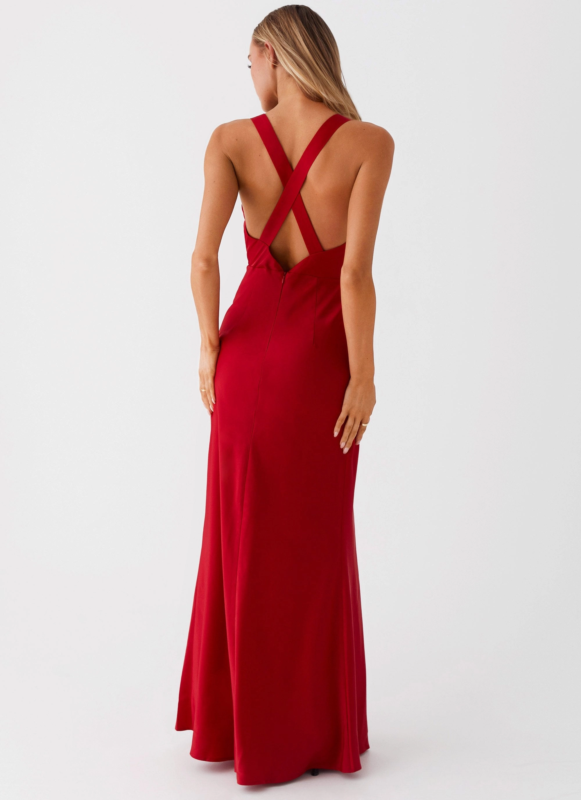 Modern Comfort Slyvia Maxi Dress - Red