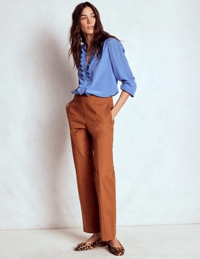 Wear Resistant Fabric Smart 7/8 Trousers-Russet