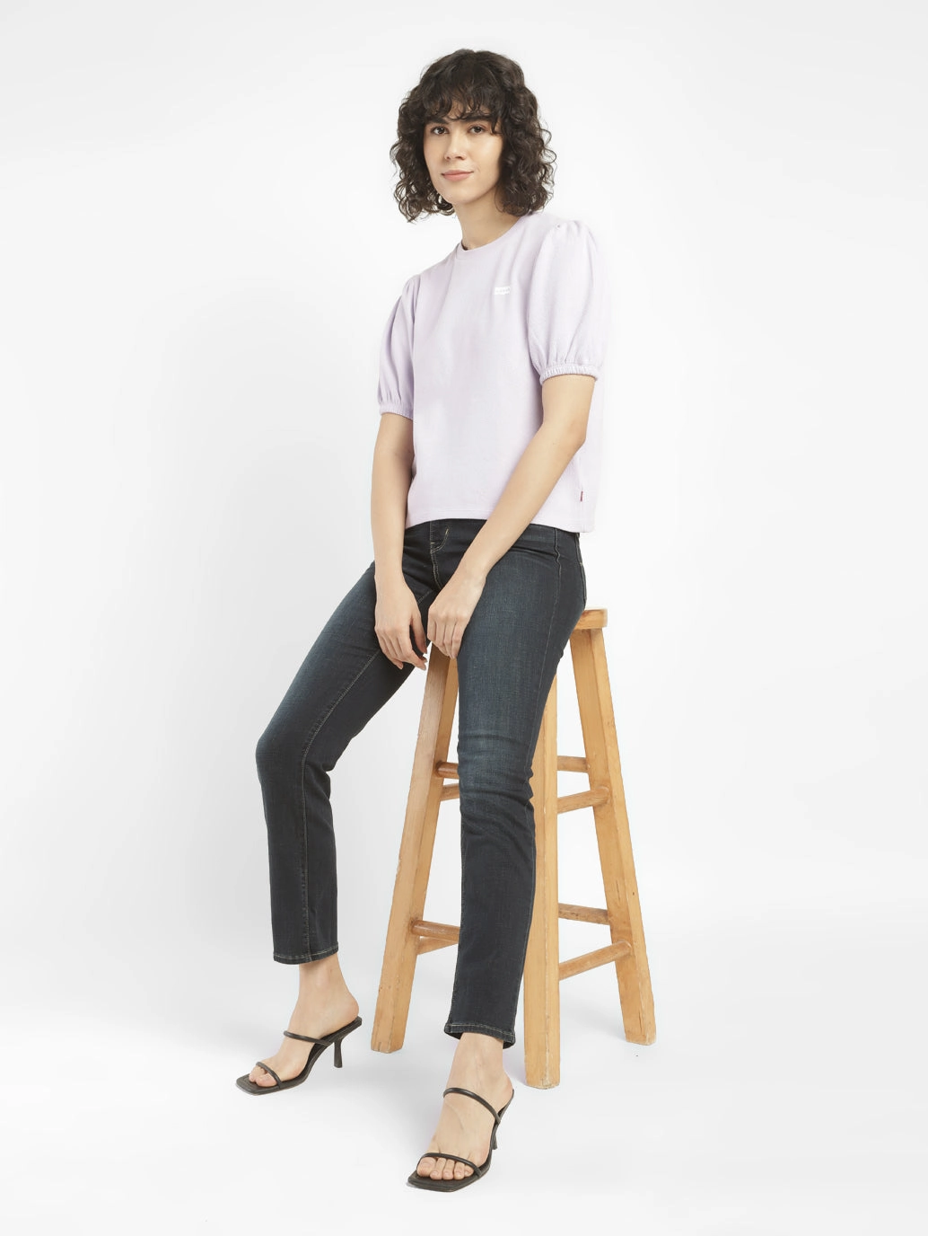 Smart Fit Women's 312 Dark Blue Straight Fit Mid Rise Jeans