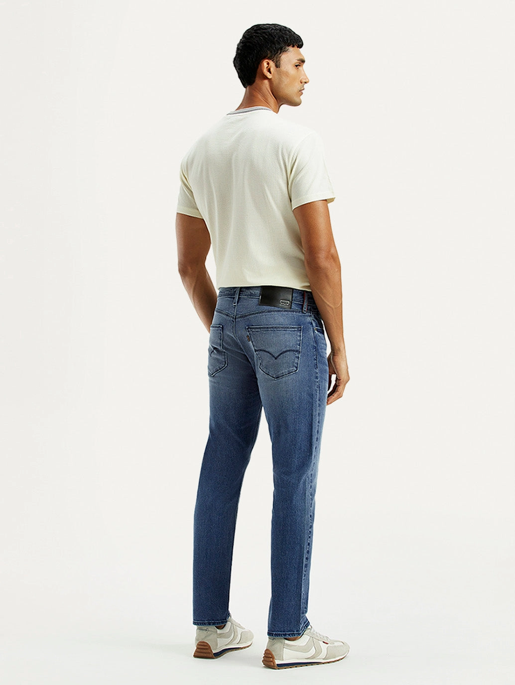 No Gap Waistband Relaxed Style Neutral Men's Redloop 511 Dark Indigo Slim Fit Mid Rise Selvedge Jeans