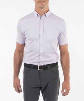 Perfect Wear Signature Cotton Knit Short-Sleeve Cabana Sport Shirt