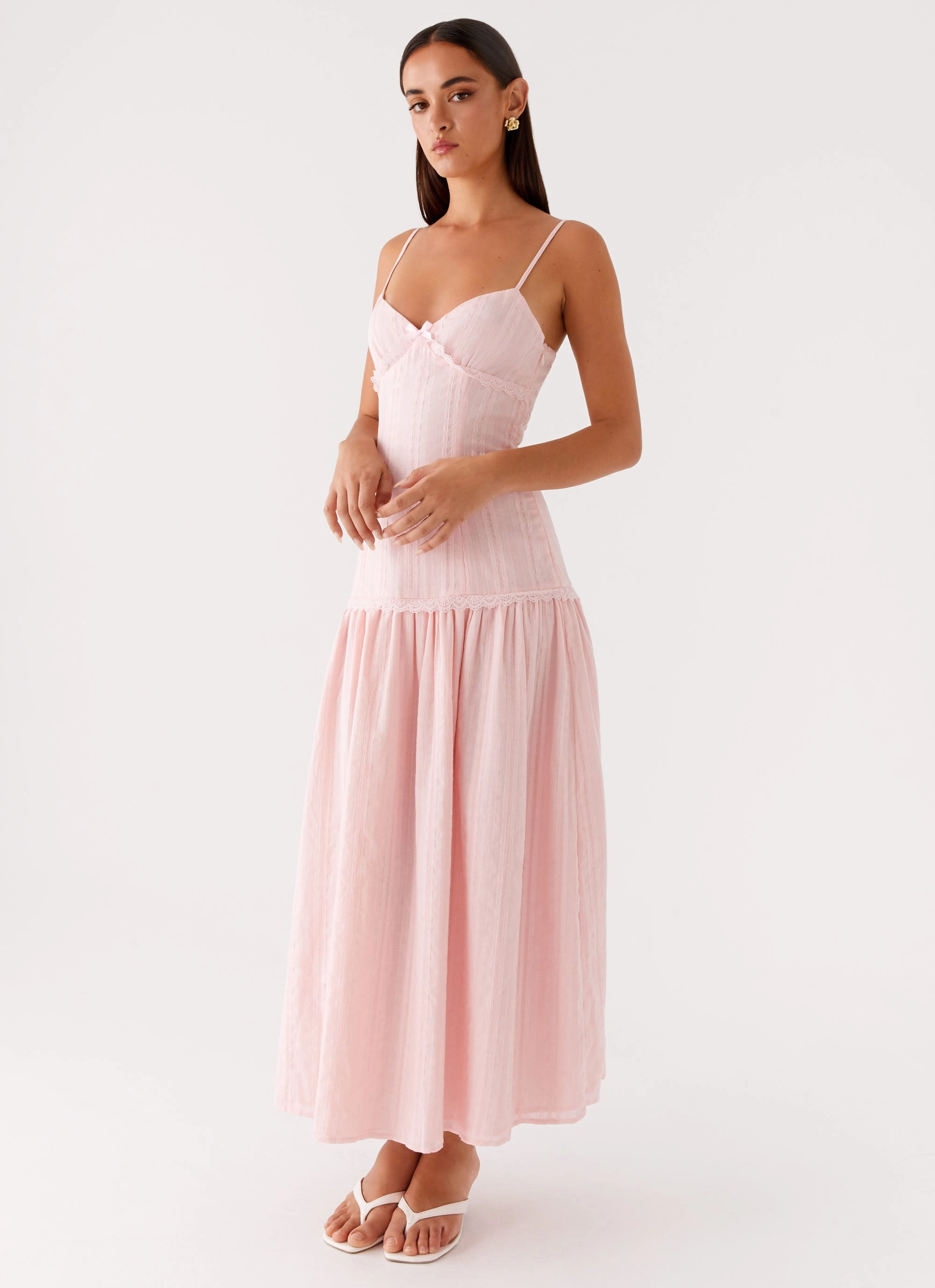 Urban Light Found You Midi Dress - Pink