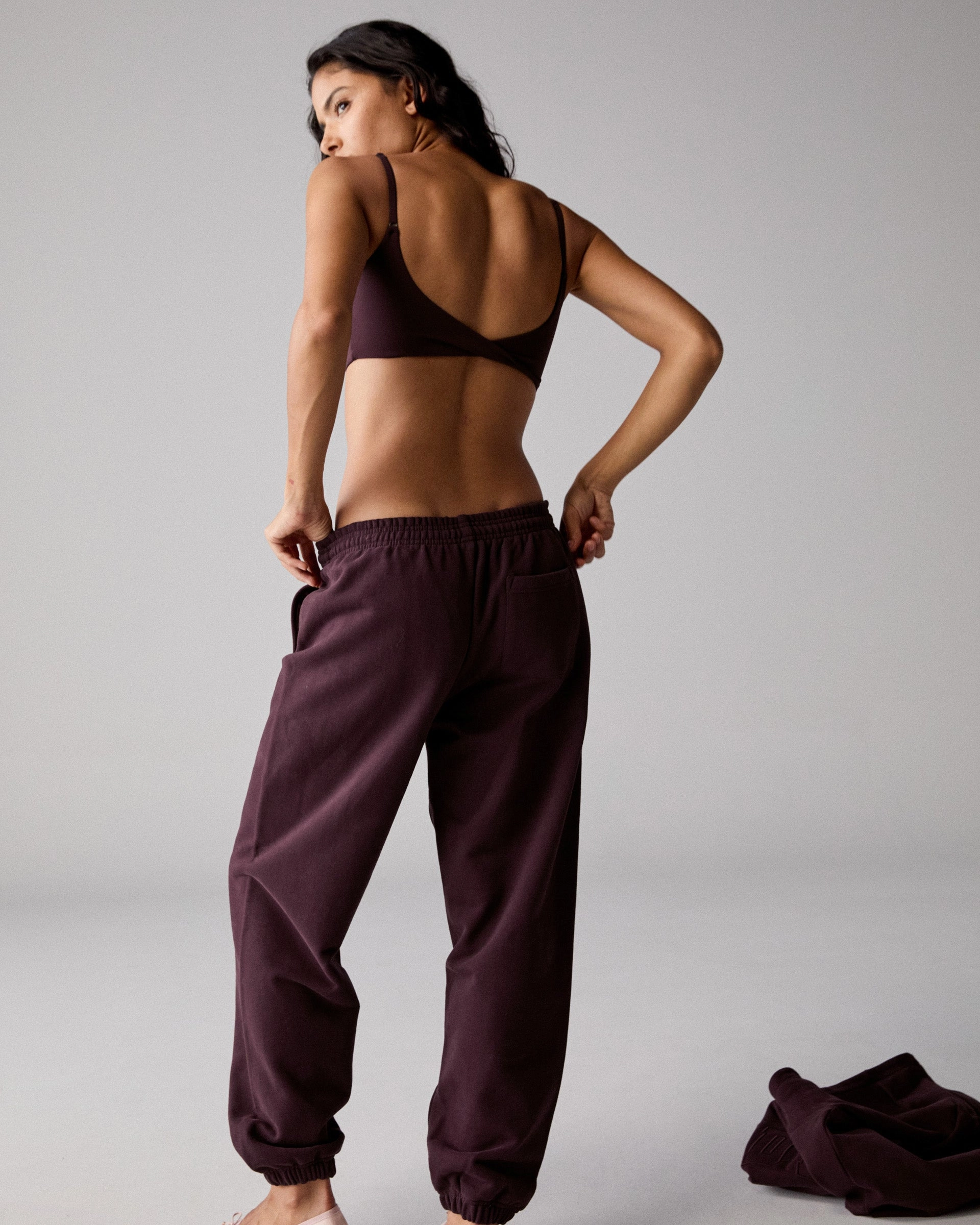 ADA Sweatpants - Dark Cherry Soft and Light