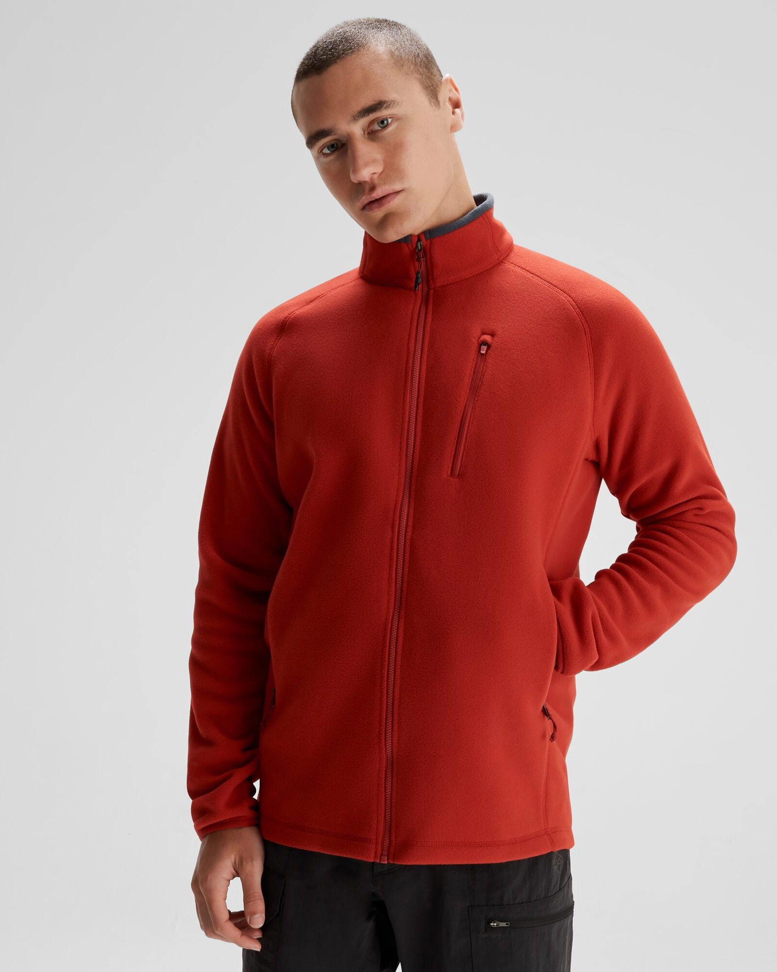 Multi Use Piece Men's Ridge 100 PrimaLoft Bio Fleece Jacket - Spicy Chilli Pepper