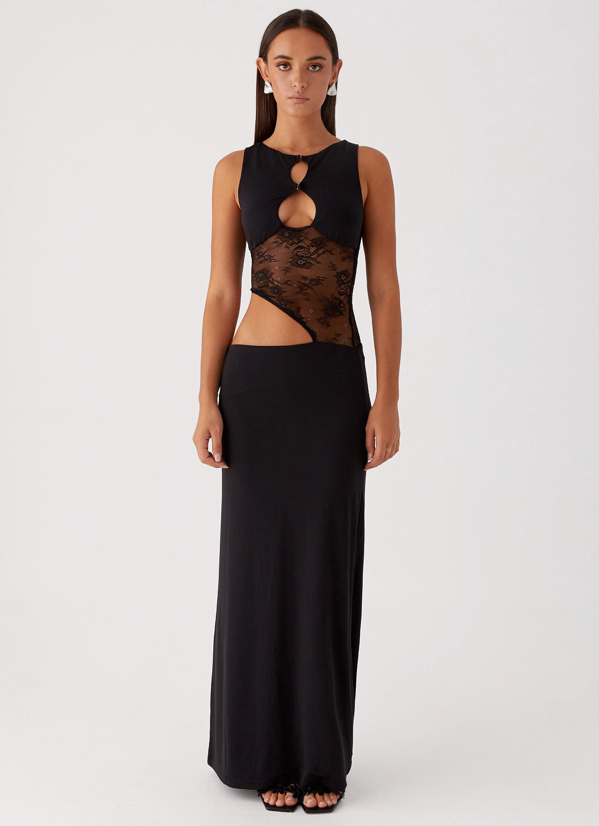Prophecy Maxi Dress - Black Silky Touch