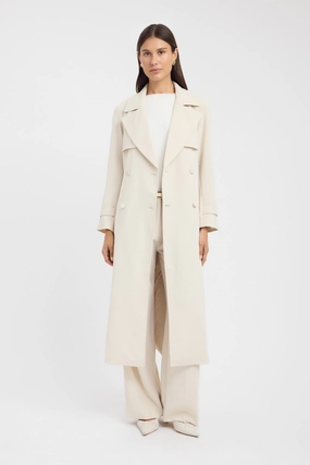 Opal Trench Easy Clean Material Elasticized Waist