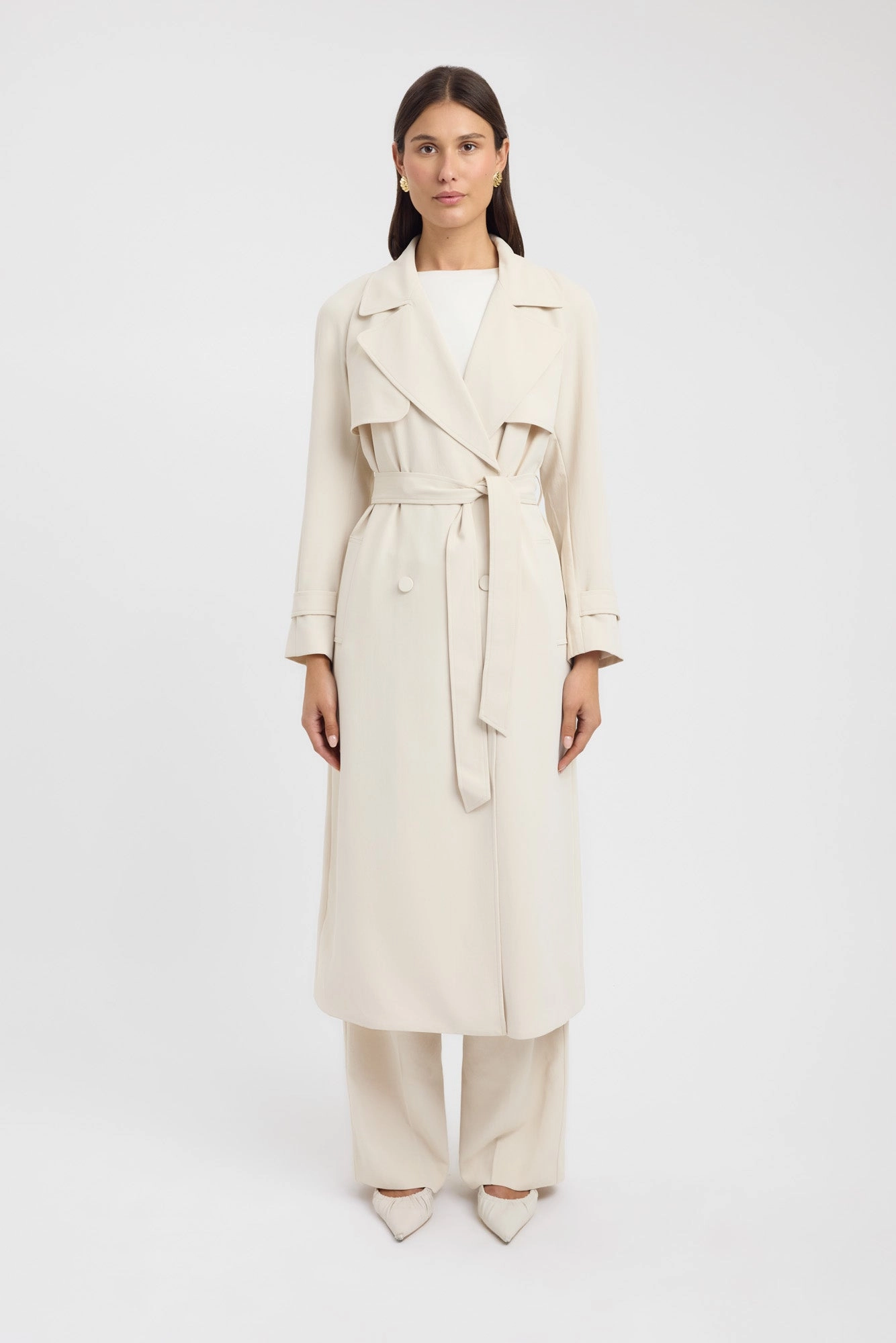 Opal Trench Stain Proof Tapered Hem