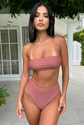 Orla Bikini Top - Brown Global Shipping