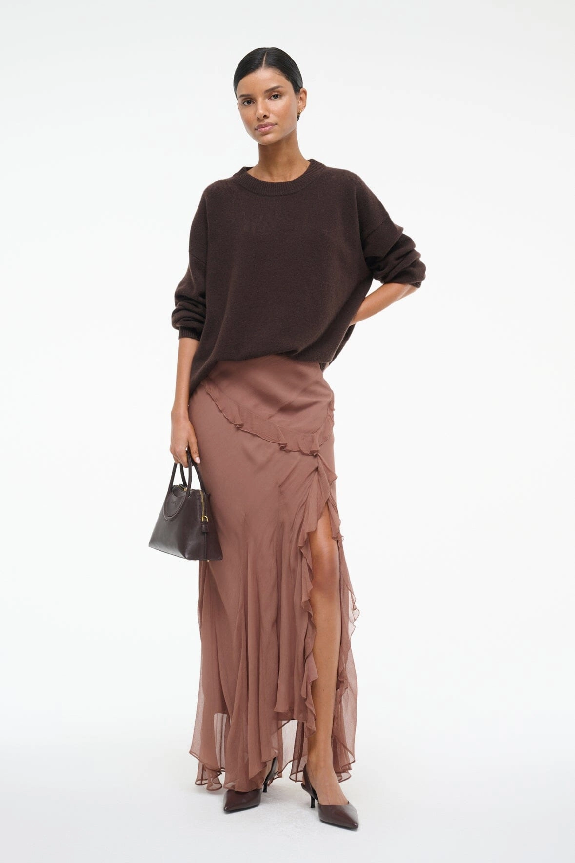 Tailored Cut DIANA SKIRT | MOCHA