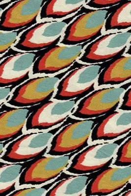 Dimensional Stability Weave Soft Lining Bella V-Neck Top | Scales Print