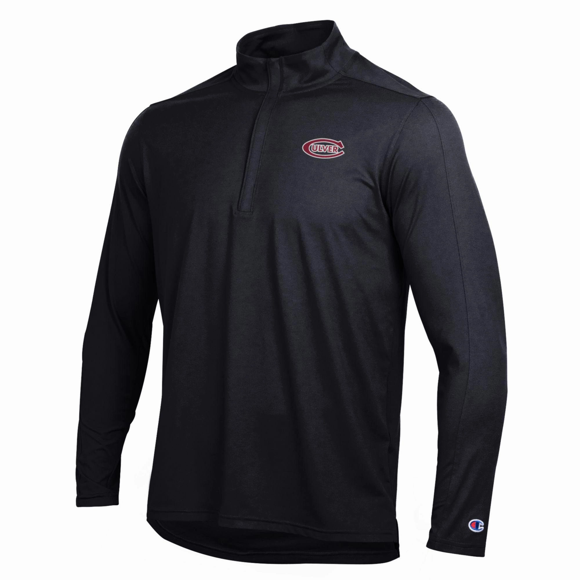 Classic Fit Champion Men's Soft Touch 1/4 Zip - Black