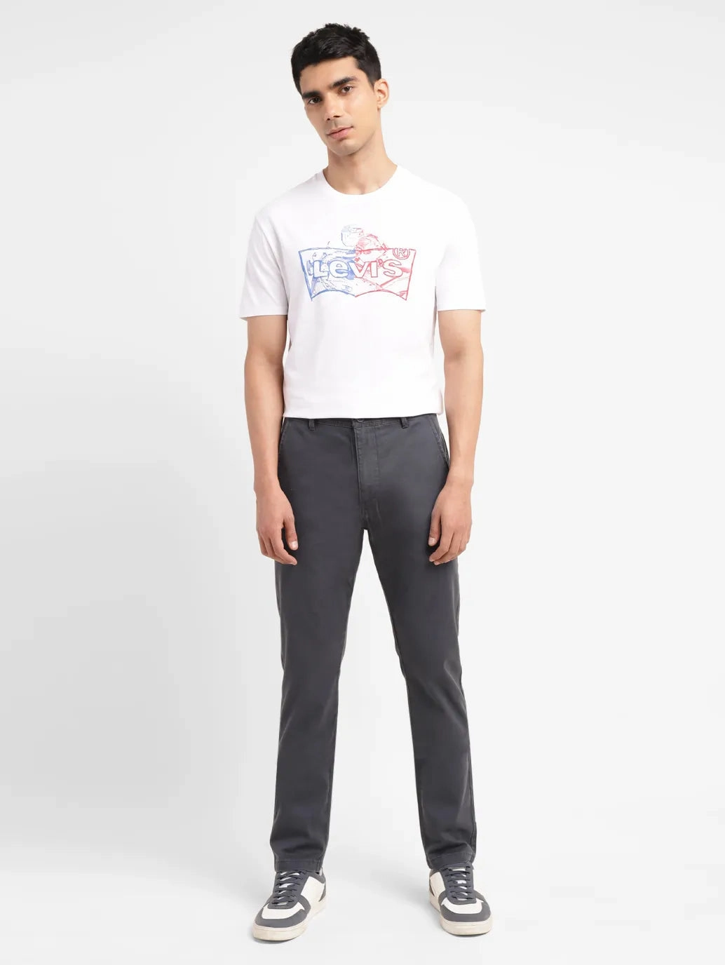 Slim wear Men's 512 Grey Slim Tapered Fit chinos