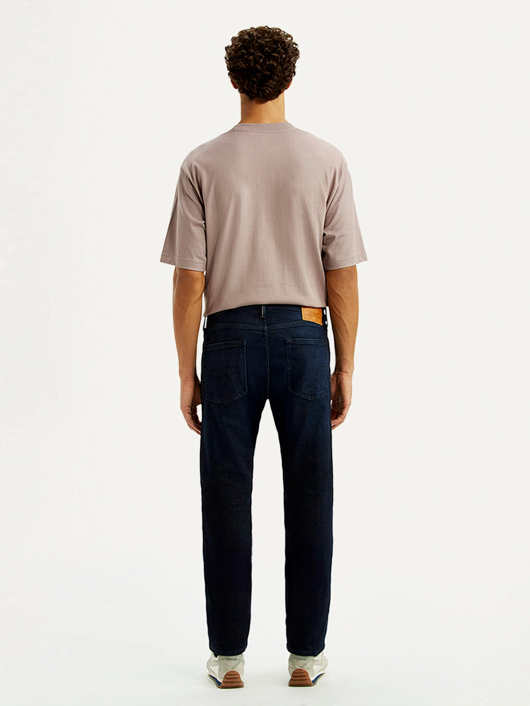 Stylish Choice Minimalist Pocket Design Men's 513 Dark Blue Slim Straight Fit Mid Rise Selvedge Jeans