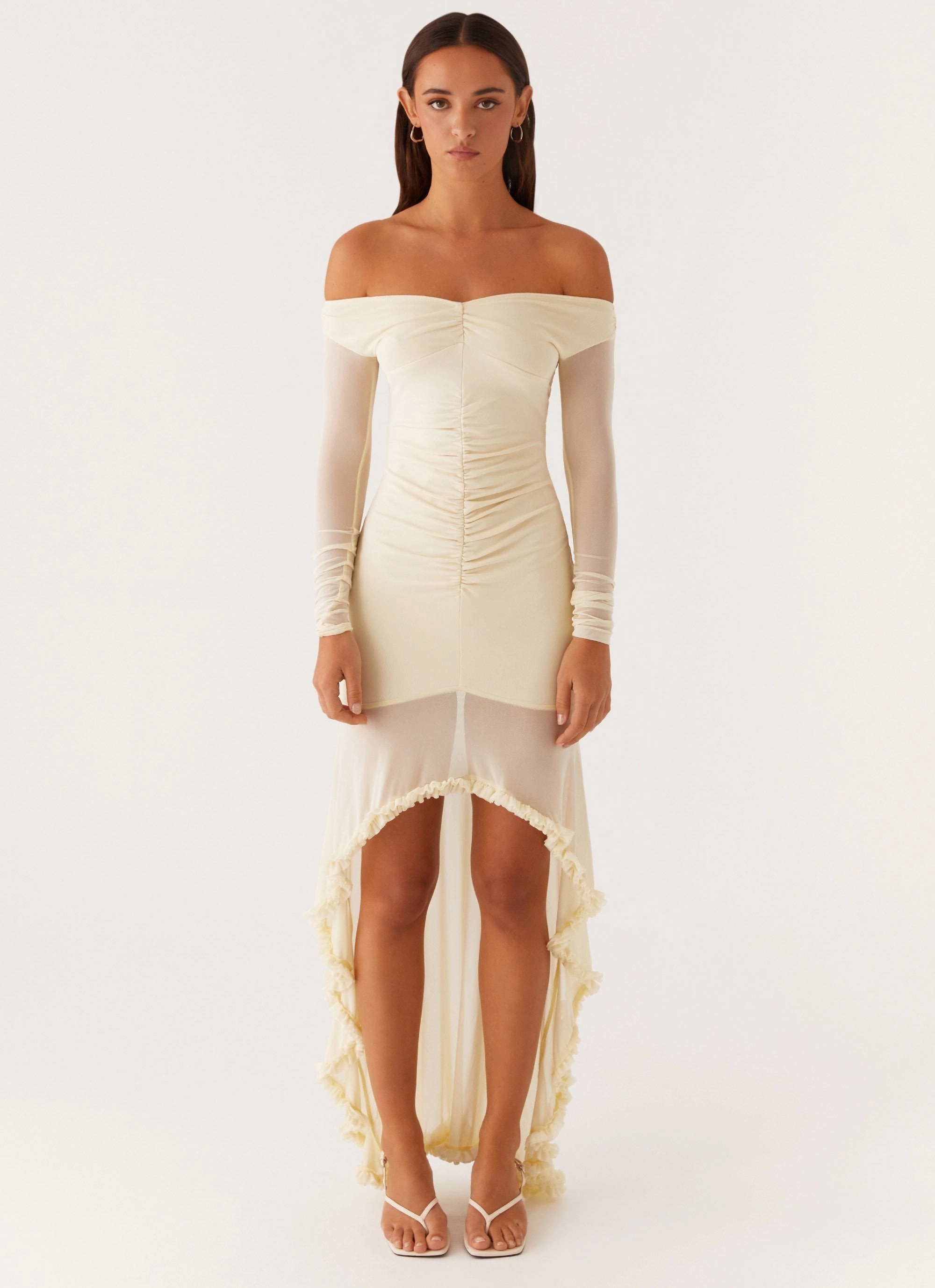 Fall Outfit September Sun Maxi Dress - Ivory