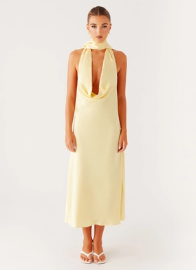 Timeless Touch Sonny Midi Dress - Yellow