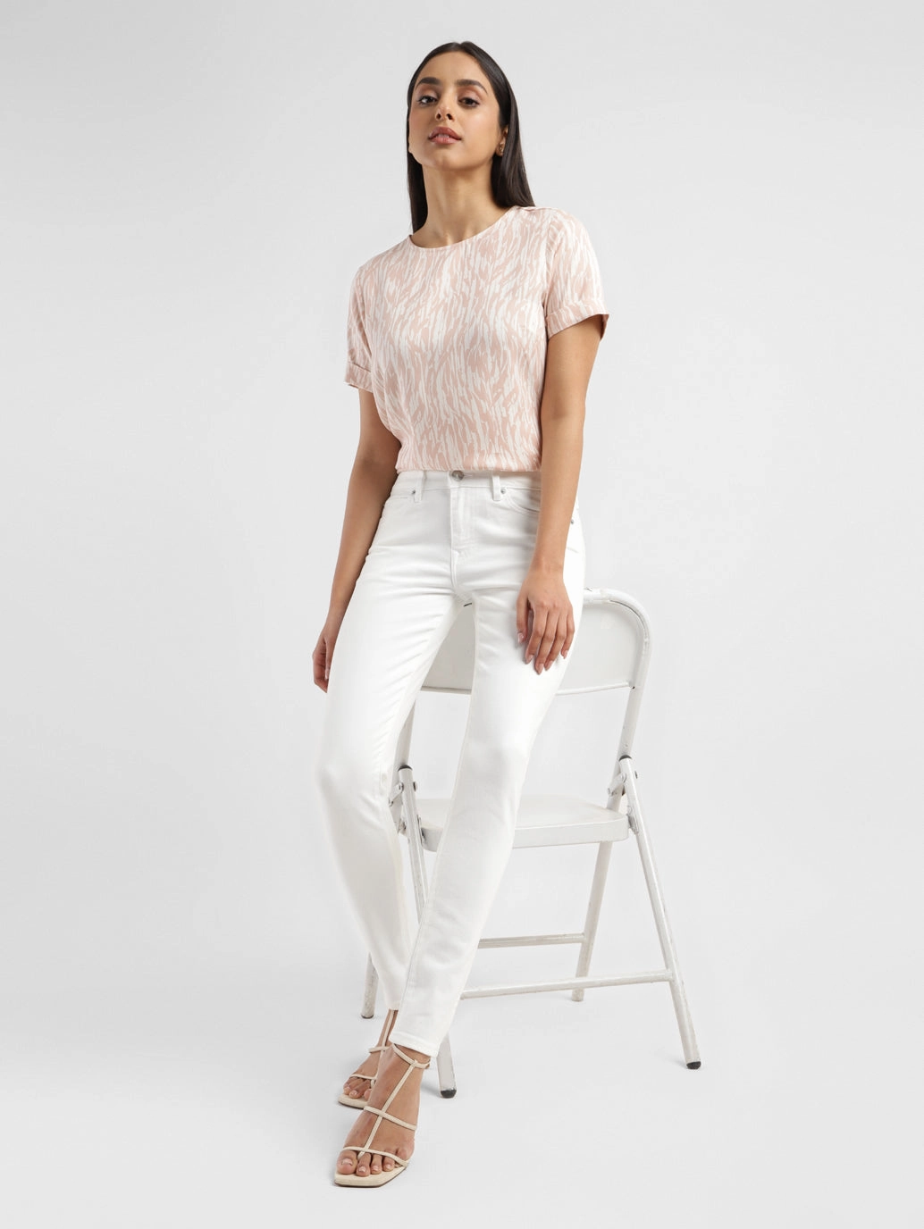 Lightweight Choice Work Ready Earthy Women's 711 White Skinny Fit Mid Rise Jeans