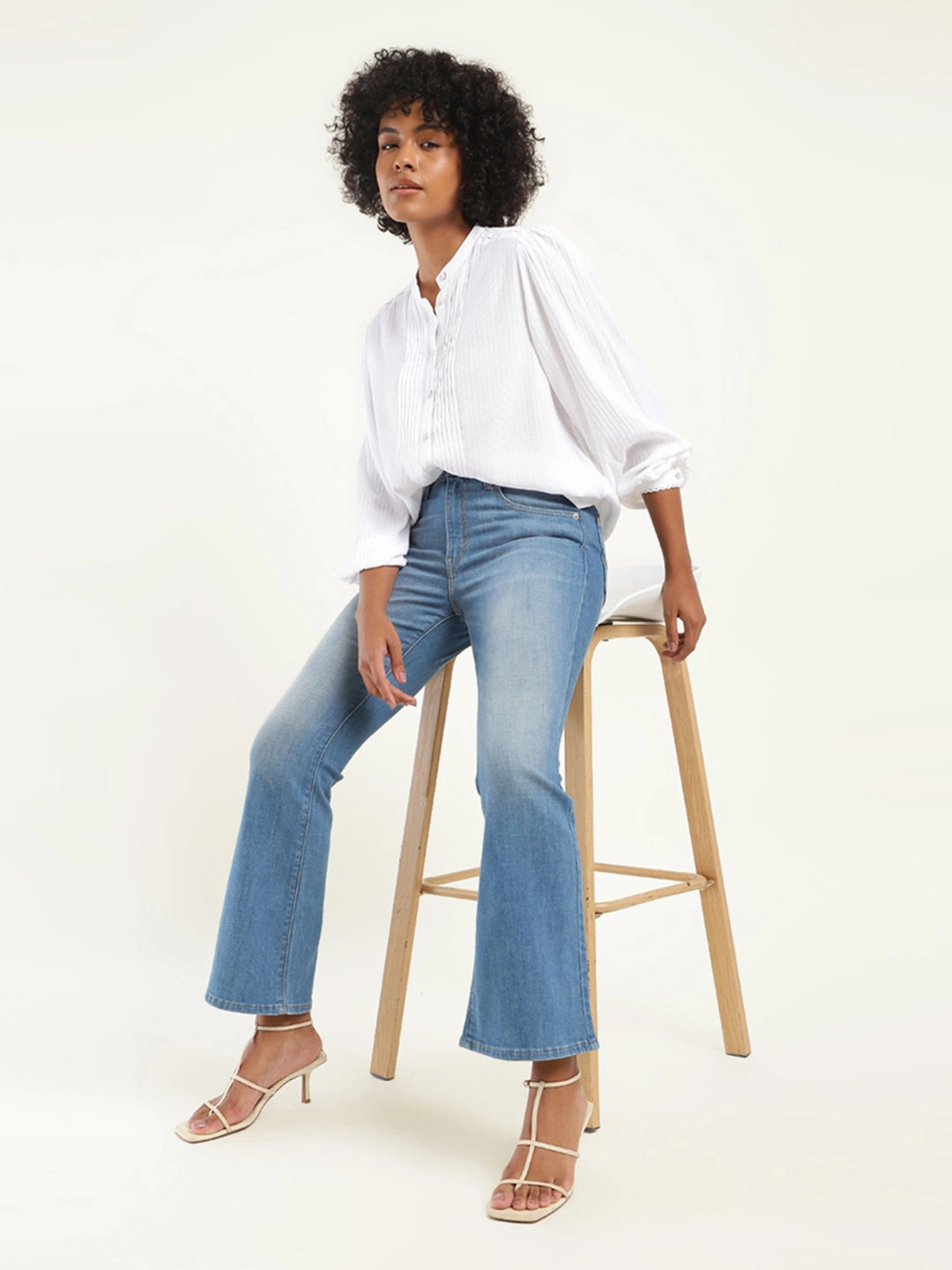 Travel Light Universal Look Women's 710 Blue Skinny Fit High Rise Jeans