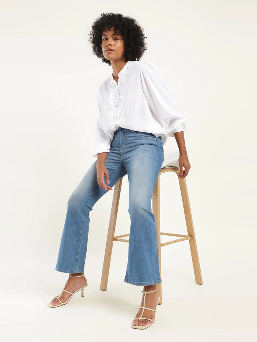 Family Style Luxury Core Look Women's 710 Blue Skinny Fit High Rise Jeans