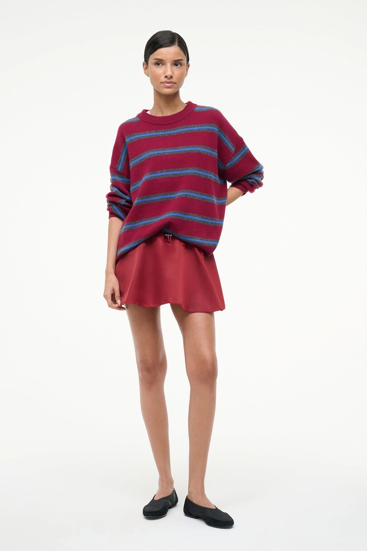 SOSA SKIRT | DEEP RED Smooth Finish