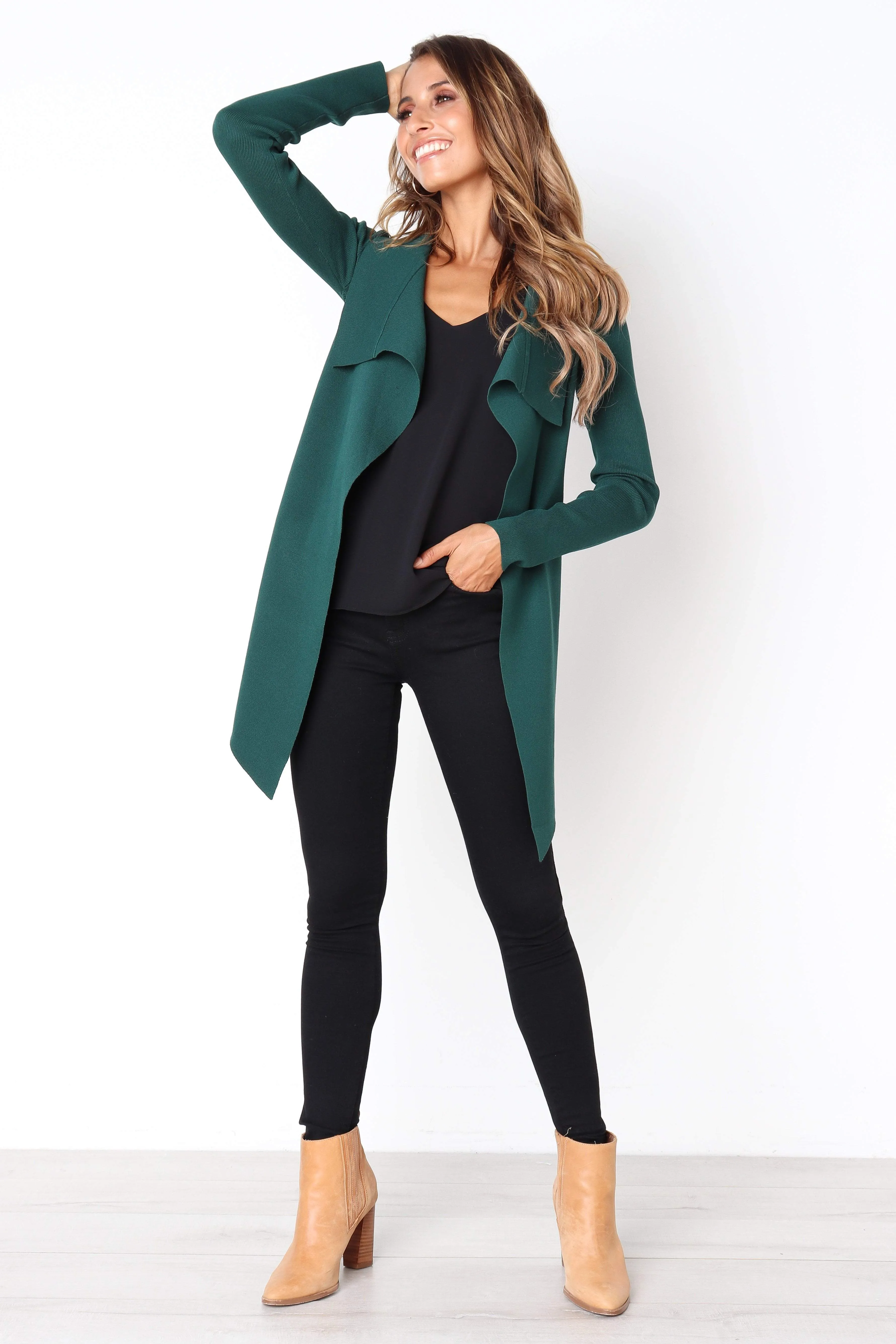 Zimmer Cardigan - Forest Green Daily Warmth