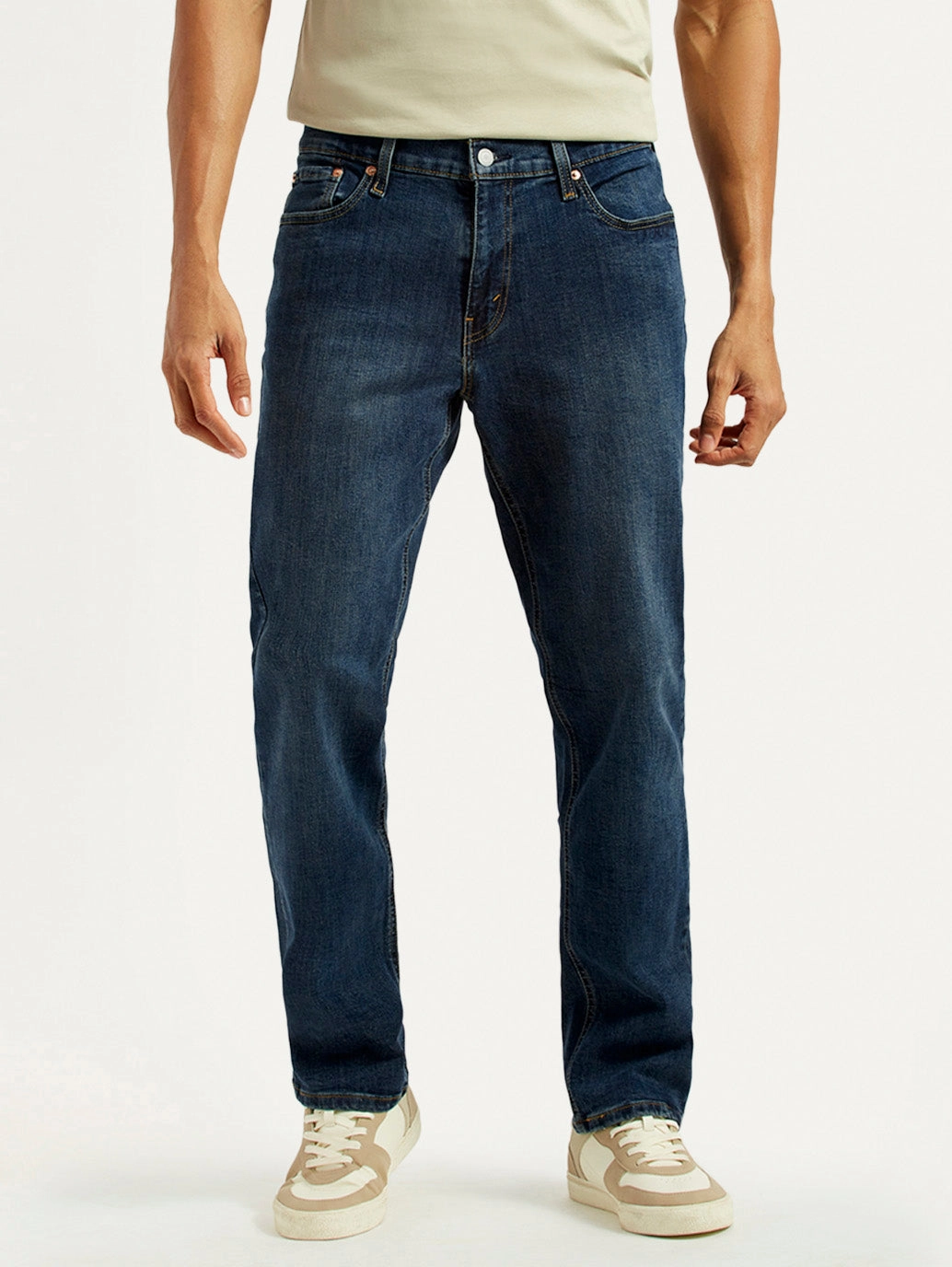 Casual Musthave Men's 541 Dark Indigo Athletic Tapered Fit Mid Rise Jeans