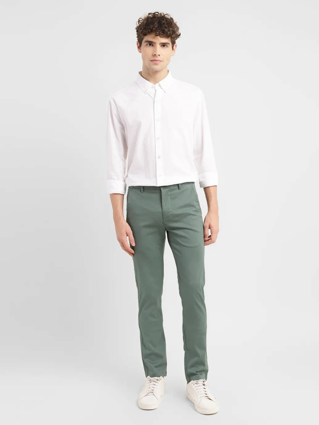 Daily Style Flexible Fit Men's 511 Green Slim Fit Chinos