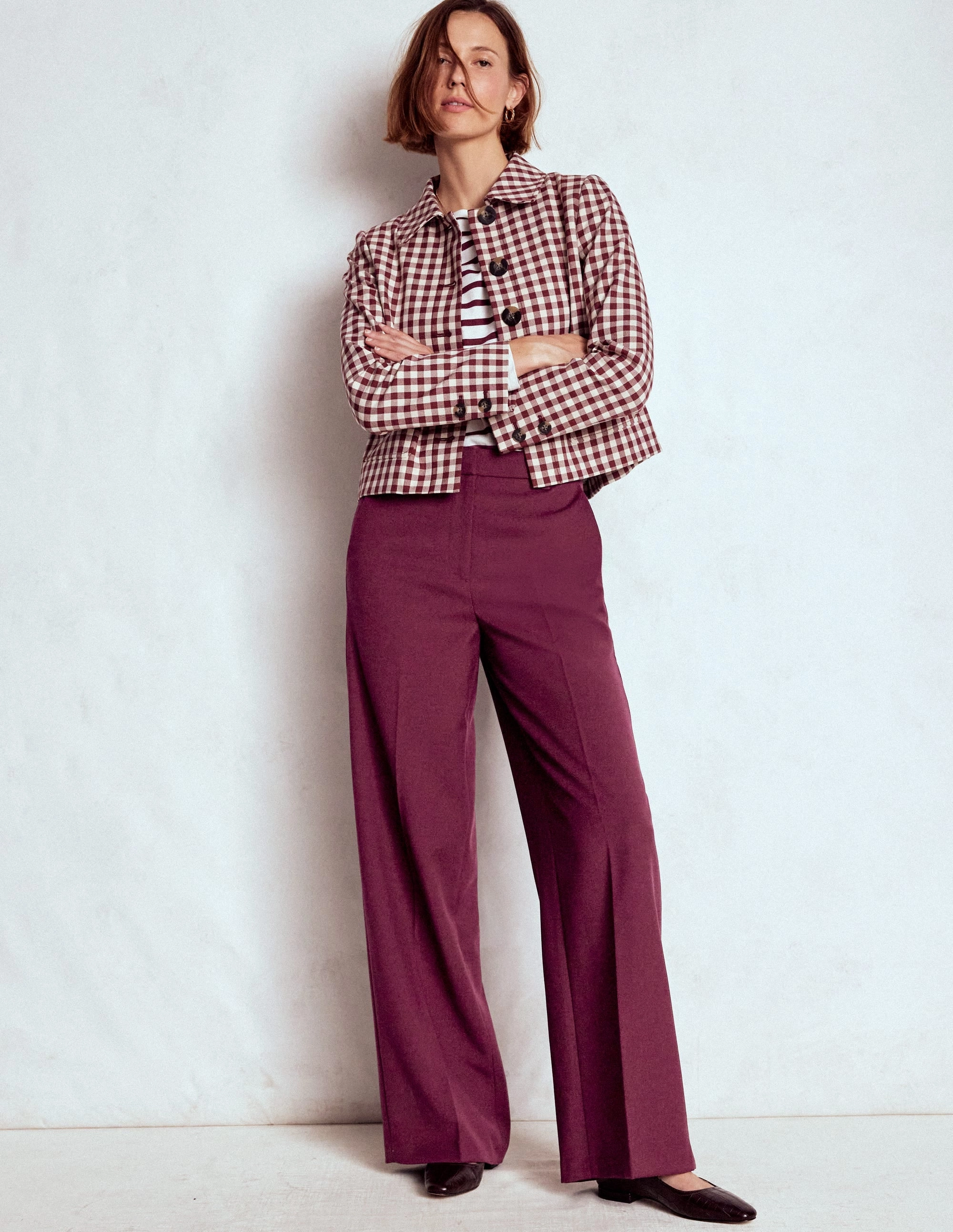 Belgravia Tailored Trousers-Deep Wisteria Daily Motion Noise Reduciting Fabric