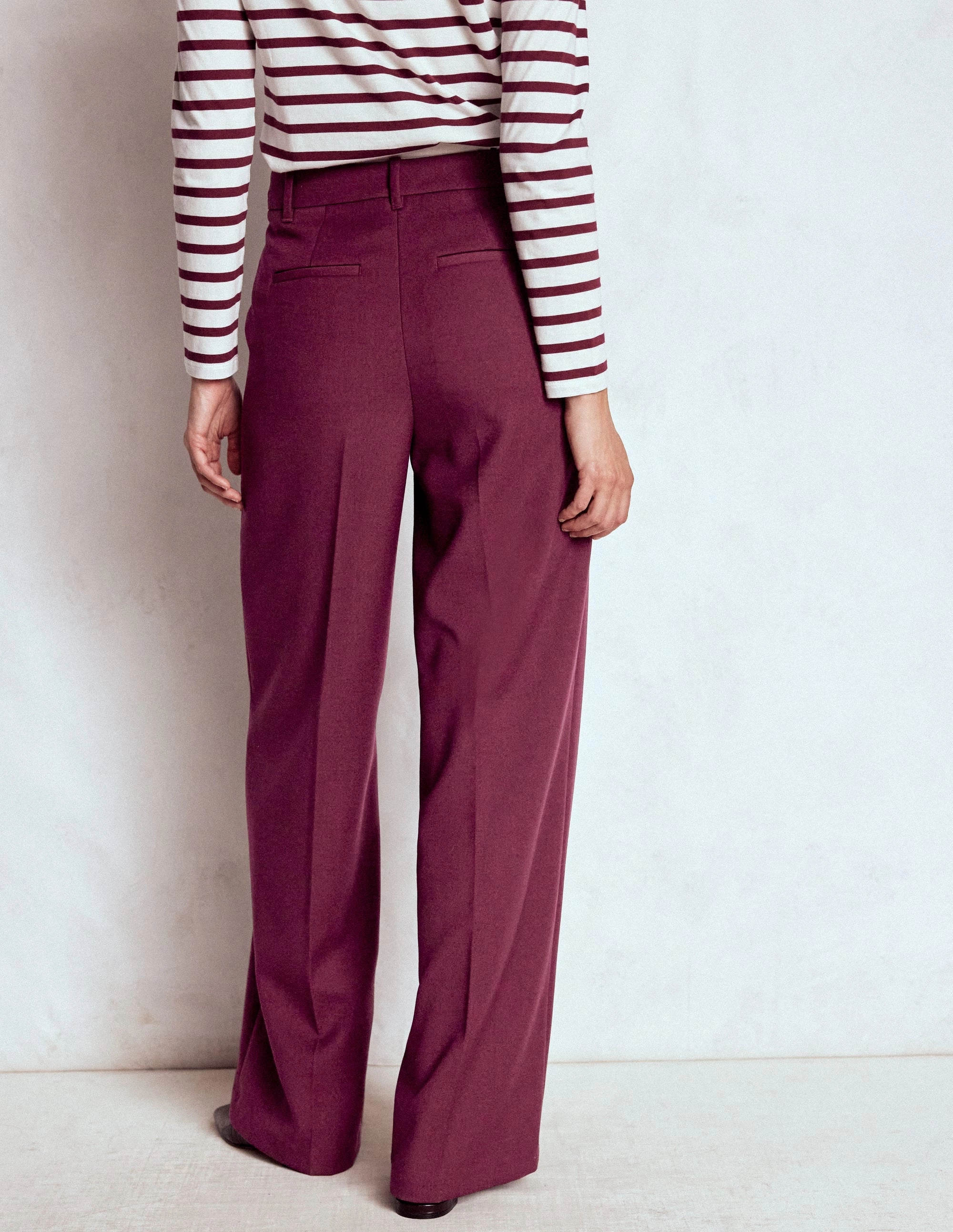 Weekend Adventure Belgravia Tailored Trousers-Deep Wisteria