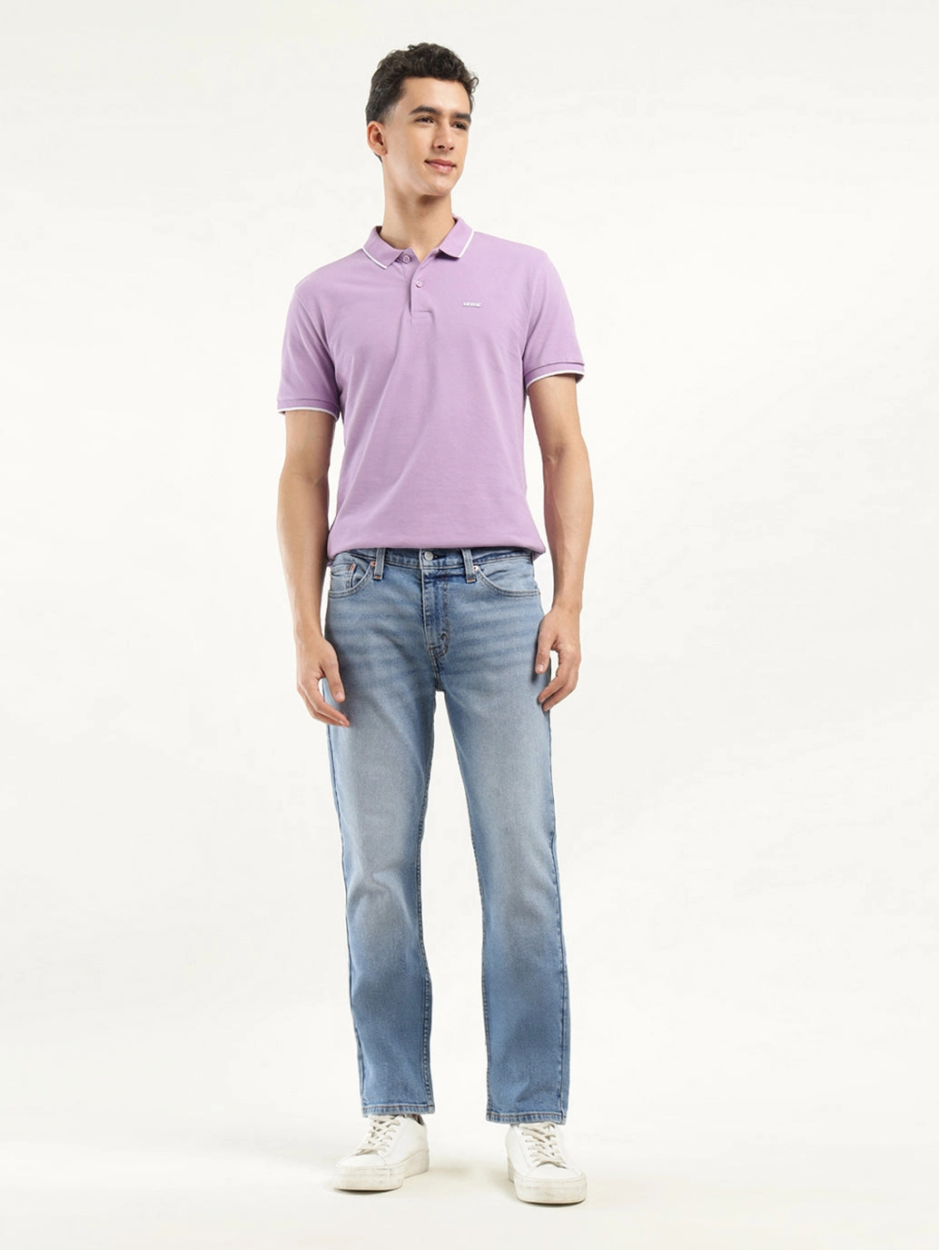 Men's 511 Indigo Slim Fit Mid Rise Jeans Evening Stroll Stretch Breathable