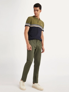 Active Flex Men's Olive Slim Fit Chinos