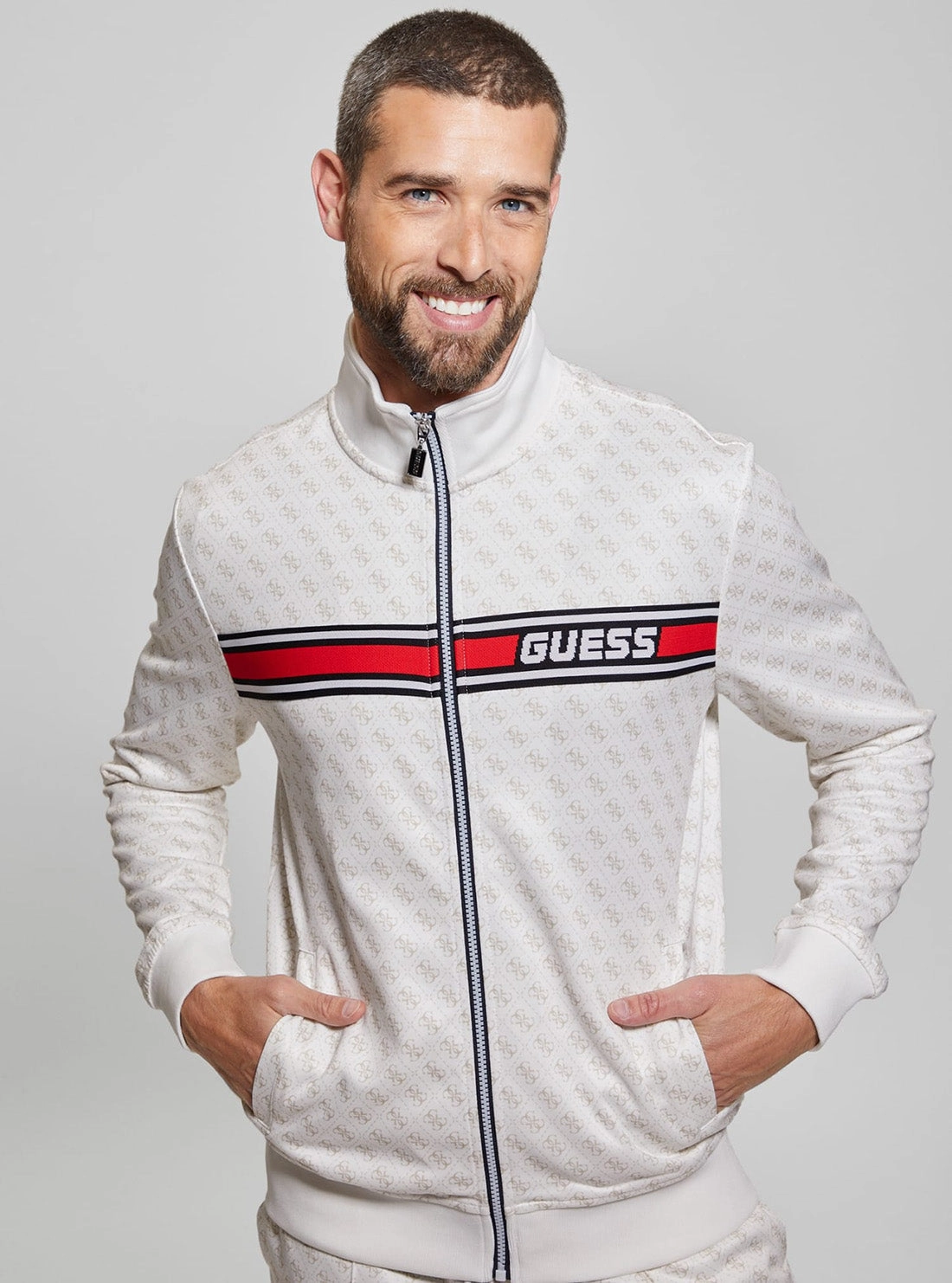 Moisture Control Fibers Eco White Logo Korbin Active Jacket