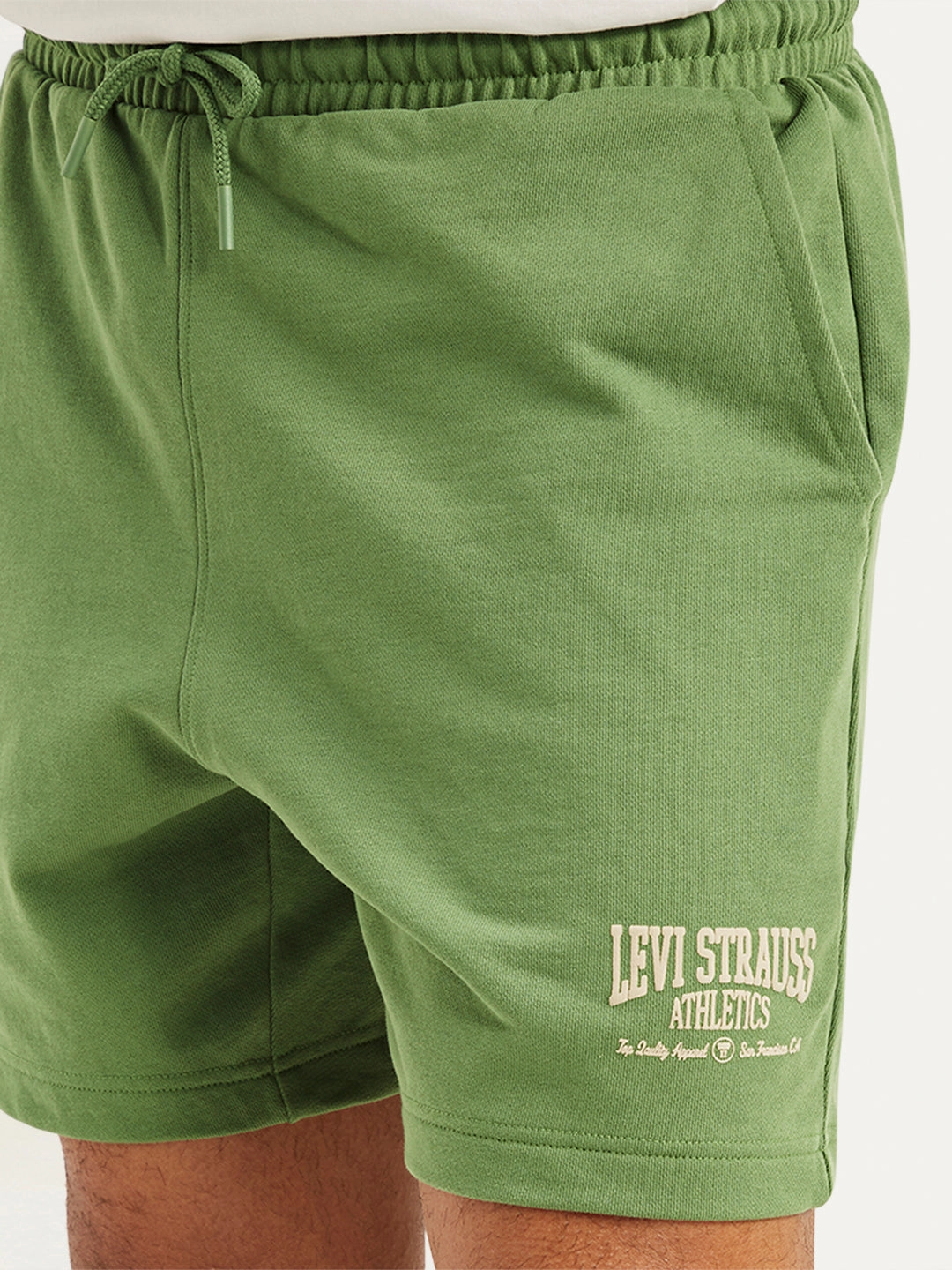 Men's Green Regular Fit Shorts Sport Comfort stain - resistant