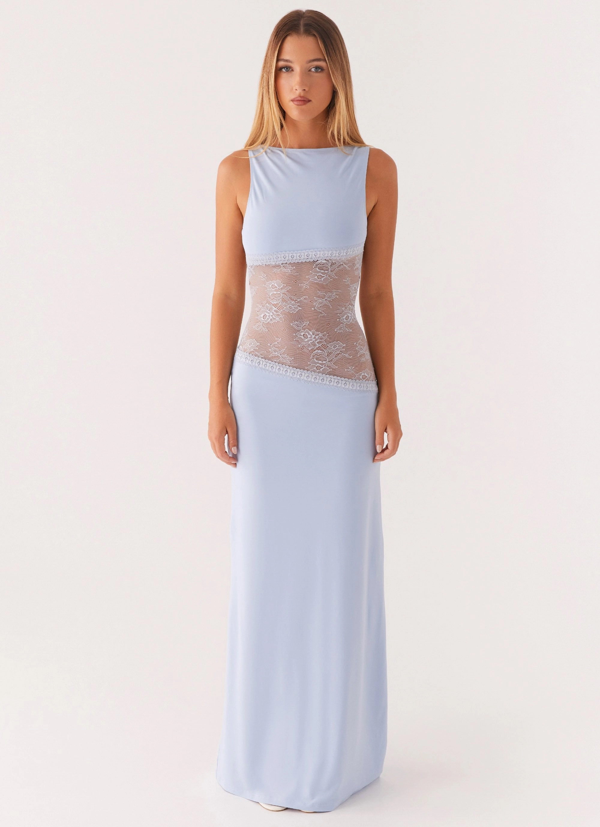 Lucinda Maxi Dress - Blue Shade Soft