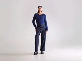 simple design Body Fit Sunrise straight trousers (252 / W / AMERICA)