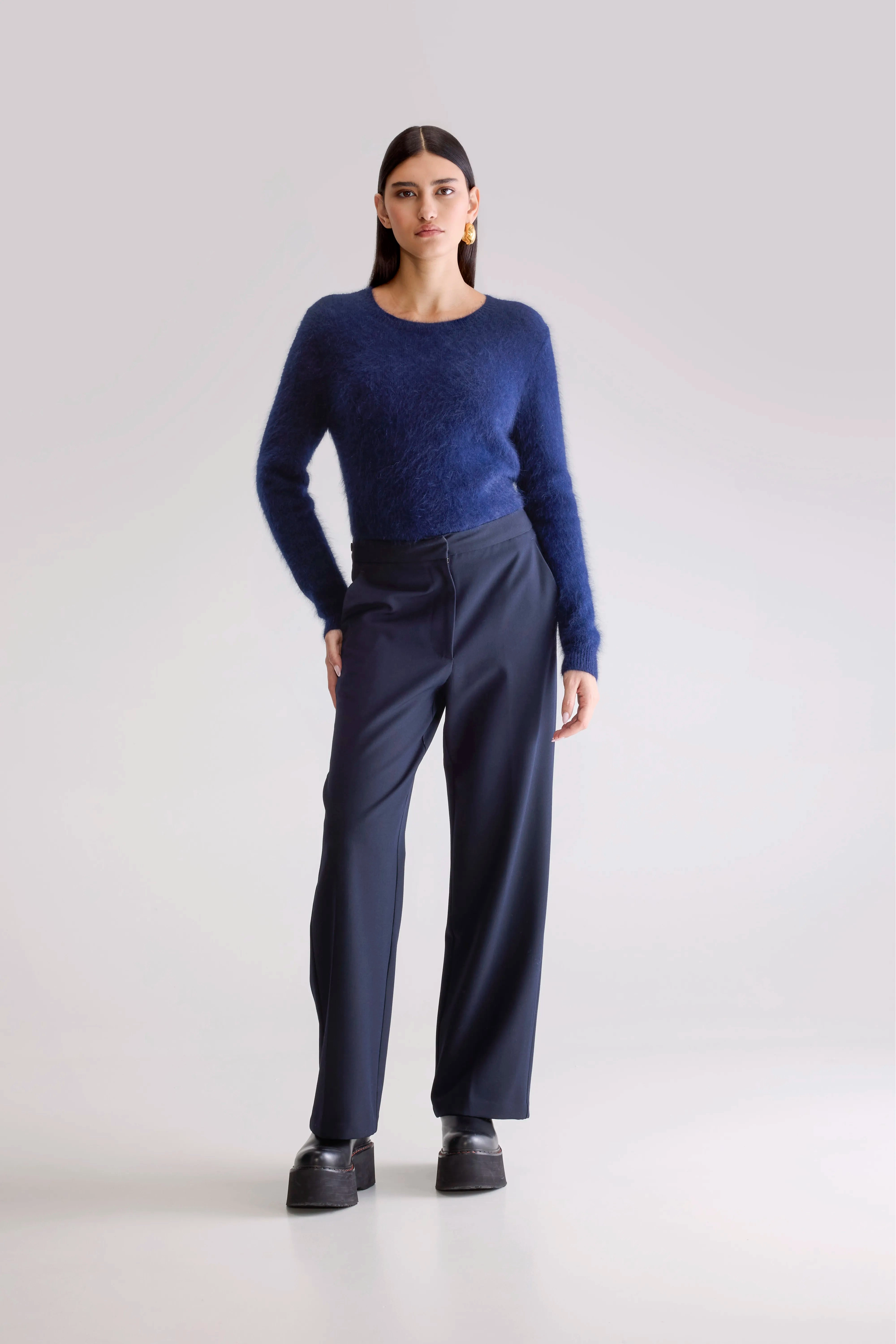 Sunrise straight trousers (252 / W / AMERICA) Tailored Wear