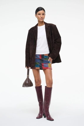 Laser Cut Edges Vibrant color SUPERNOVA SKIRT | BAZAAR