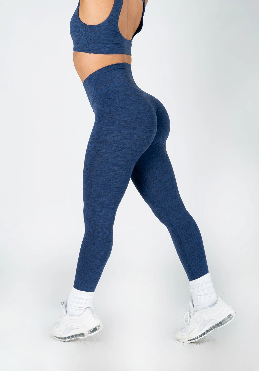 Reluna Spacedye Original Sculptseam? Legging Navy Static Flex Fit Wrinkle Resistant Dance Studio